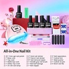 image:imageJODSONE 36Pcs Gel Nail Polish Kit with 4 Functional Adhesive Bottles Kit Soak Off Manicure Tools Gifts32KITM5MPinkB0132