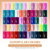 image:imageJODSONE 36Pcs Gel Nail Polish Kit with 4 Functional Adhesive Bottles Kit Soak Off Manicure Tools Gifts60SET 05
