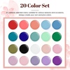 image:imageJODSONE 36Pcs Gel Nail Polish Kit with U V Light Crystal Transparent Classic Color 4 Functional Gel for All Seasons20SET01A