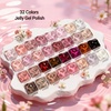 image:imageJODSONE 36Pcs Gel Nail Polish Kit with U V Light Crystal Transparent Classic Color 4 Functional Gel for All Seasons32COLORJelly KITGD