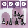 image:imageJODSONE 36Pcs Gel Nail Polish Kit with U V Light Crystal Transparent Classic Color 4 Functional Gel for All Seasons32KIT 1G 01A 107P