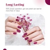 image:imageJODSONE 36Pcs Gel Nail Polish Kit with U V Light Crystal Transparent Classic Color 4 Functional Gel for All Seasons32KIT 1G 05A