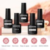 image:imageJODSONE 36Pcs Gel Nail Polish Kit with U V Light Crystal Transparent Classic Color 4 Functional Gel for All Seasons32KIT 1G 05A