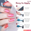 image:imageJODSONE 36Pcs Gel Nail Polish Kit with U V Light Crystal Transparent Classic Color 4 Functional Gel for All Seasons32KIT 1G 10A