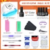 image:imageJODSONE 36Pcs Gel Nail Polish Kit with U V Light Crystal Transparent Classic Color 4 Functional Gel for All Seasons32KITColor 8