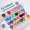 image:imageJODSONE 36Pcs Gel Nail Polish Kit with U V Light Crystal Transparent Classic Color 4 Functional Gel for All Seasons32KITM5MJelly