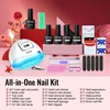 image:imageJODSONE 36Pcs Gel Nail Polish Kit with U V Light Crystal Transparent Classic Color 4 Functional Gel for All Seasonsclassic series
