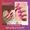 image:imageJODSONE 36Pcs Gel Nail Polish Kit with U V Light Crystal Transparent Classic Color 4 Functional Gel for All Seasonsgel color 05