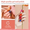 image:imageJODSONE 36Pcs Gel Nail Polish Kit with U V Light Crystal Transparent Classic Color 4 Functional Gel for All Seasonsrainbow candy a01