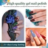 image:imageJODSONE 36Pcs Gel Nail Polish Kit with U V Light Crystal Transparent Classic Color 4 Functional Gel for All Seasonswith glitter color series