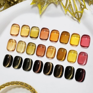 image:imageJODSONE 36Pcs Gel Nail Polish Kit with 4 Functional Adhesive Bottles Kit Soak Off Manicure Tools Gifts10SETJellyAutumn