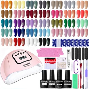image:imageJODSONE 36Pcs Gel Nail Polish Kit with 4 Functional Adhesive Bottles Kit Soak Off Manicure Tools Gifts32KITM5MPinkB0132