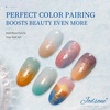 image:imageJODSONE Blooming Wave Nail Gel 165ML for Ocean Wave and Lace Nail ArtBlooming Liquid Applied Over Uncured Base GelDeep Berry RedB1507B1503