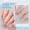 image:imageJODSONE Blooming Wave Nail Gel 165ML for Ocean Wave and Lace Nail ArtBlooming Liquid Applied Over Uncured Base GelDeep Berry RedB1507B1508