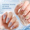 image:imageJODSONE Blooming Wave Nail Gel 165ML for Ocean Wave and Lace Nail ArtBlooming Liquid Applied Over Uncured Base GelDeep Berry RedB1507B1509