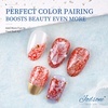 image:imageJODSONE Blooming Wave Nail Gel 165ML for Ocean Wave and Lace Nail ArtBlooming Liquid Applied Over Uncured Base GelDeep Berry RedB1507B1510