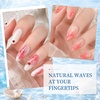 image:imageJODSONE Blooming Wave Nail Gel 165ML for Ocean Wave and Lace Nail ArtBlooming Liquid Applied Over Uncured Base GelDeep Berry RedB1507B1510
