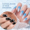 image:imageJODSONE Blooming Wave Nail Gel 165ML for Ocean Wave and Lace Nail ArtBlooming Liquid Applied Over Uncured Base GelDeep Berry RedB1507B1511
