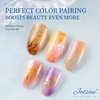 image:imageJODSONE Blooming Wave Nail Gel 165ML for Ocean Wave and Lace Nail ArtBlooming Liquid Applied Over Uncured Base GelDeep Berry RedB1507B1512