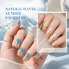 image:imageJODSONE Blooming Wave Nail Gel 165ML for Ocean Wave and Lace Nail ArtBlooming Liquid Applied Over Uncured Base GelDeep Berry RedB1507B1512