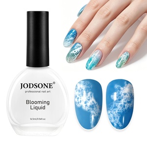 image:imageJODSONE Blooming Wave Nail Gel 165ML for Ocean Wave and Lace Nail ArtBlooming Liquid Applied Over Uncured Base GelDeep Berry RedB1507B1501