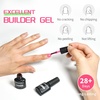 image:imageJODSONE 10 Colors Builder Nail Gel Polish Set with Base Coat and Top Coat No Wiping for Nails Strengthener Hard Nail Extension Gel LED Nail Lamp Cured20colorBGset