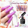 image:imageJODSONE 10 Colors Builder Nail Gel Polish Set with Base Coat and Top Coat No Wiping for Nails Strengthener Hard Nail Extension Gel LED Nail Lamp Cured20color set 12