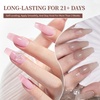 image:imageJODSONE 10 Colors Builder Nail Gel Polish Set with Base Coat and Top Coat No Wiping for Nails Strengthener Hard Nail Extension Gel LED Nail Lamp Cured20colorJellyset