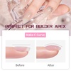 image:imageJODSONE 10 Colors Builder Nail Gel Polish Set with Base Coat and Top Coat No Wiping for Nails Strengthener Hard Nail Extension Gel LED Nail Lamp Cured20colorBGset