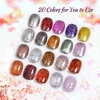image:imageJODSONE 10 Colors Builder Nail Gel Polish Set with Base Coat and Top Coat No Wiping for Nails Strengthener Hard Nail Extension Gel LED Nail Lamp Cured20color set 12
