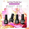 image:imageJODSONE 10 Colors Builder Nail Gel Polish Set with Base Coat and Top Coat No Wiping for Nails Strengthener Hard Nail Extension Gel LED Nail Lamp Cured20color set 12