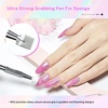 image:imageJODSONE 100PCS Soft Nail Sponges Tool with 1PCS Grabbing Pen Professional Accessories Manicure Salon Supplies for Nail Art Gradient Designs Blush Nail Art100PCSNailSponges