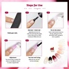 image:imageJODSONE 100PCS Soft Nail Sponges Tool with 1PCS Grabbing Pen Professional Accessories Manicure Salon Supplies for Nail Art Gradient Designs Blush Nail Art9ColorPPG2