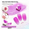 image:imageJODSONE 100PCS Soft Nail Sponges Tool with 1PCS Grabbing Pen Professional Accessories Manicure Salon Supplies for Nail Art Gradient Designs Blush Nail Art9ColorPPG1