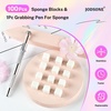 image:imageJODSONE 100PCS Soft Nail Sponges Tool with 1PCS Grabbing Pen Professional Accessories Manicure Salon Supplies for Nail Art Gradient Designs Blush Nail Art100PCSNailSponges