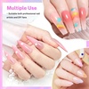 image:imageJODSONE 100PCS Soft Nail Sponges Tool with 1PCS Grabbing Pen Professional Accessories Manicure Salon Supplies for Nail Art Gradient Designs Blush Nail Art100PCSNailSponges