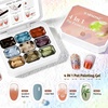 image:imageJODSONE 100PCS Soft Nail Sponges Tool with 1PCS Grabbing Pen Professional Accessories Manicure Salon Supplies for Nail Art Gradient Designs Blush Nail Art9ColorPPG3