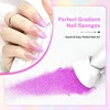 image:imageJODSONE 100PCS Soft Nail Sponges Tool with 1PCS Grabbing Pen Professional Accessories Manicure Salon Supplies for Nail Art Gradient Designs Blush Nail Art100PCSNailSponges