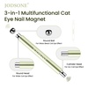 image:imageJODSONE Cat Eye Magnet Set for Nails3in1 Magnetic Tool with Ball Magnet amp Magnetic PenFrenchHeartBlack Hole amp Bunny Guide Plates for CatEye Gel Polish DIY Nail ArtGreen