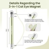 image:imageJODSONE Cat Eye Magnet Set for Nails3in1 Magnetic Tool with Ball Magnet amp Magnetic PenFrenchHeartBlack Hole amp Bunny Guide Plates for CatEye Gel Polish DIY Nail ArtGreen