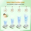 image:imageJODSONE 6000RPM Mini Nail Dust Collector PocketSized Powerful Suction Portable Nail Salon with 30 Filters GreenNdc01