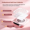 image:imageJODSONE 6000RPM Mini Nail Dust Collector PocketSized Powerful Suction Portable Nail Salon with 30 Filters GreenNdc03