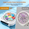 image:imageJODSONE 6000RPM Mini Nail Dust Collector PocketSized Powerful Suction Portable Nail Salon with 30 Filters GreenNdc04