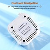 image:imageJODSONE 6000RPM Mini Nail Dust Collector PocketSized Powerful Suction Portable Nail Salon with 30 Filters GreenNdc04