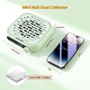 image:imageJODSONE 6000RPM Mini Nail Dust Collector PocketSized Powerful Suction Portable Nail Salon with 30 Filters GreenNdc05