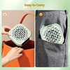 image:imageJODSONE 6000RPM Mini Nail Dust Collector PocketSized Powerful Suction Portable Nail Salon with 30 Filters GreenNdc05