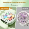 image:imageJODSONE 6000RPM Mini Nail Dust Collector PocketSized Powerful Suction Portable Nail Salon with 30 Filters GreenNdc05