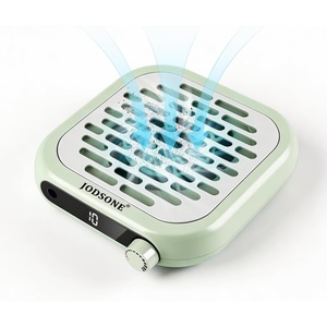 image:imageJODSONE 6000RPM Mini Nail Dust Collector PocketSized Powerful Suction Portable Nail Salon with 30 Filters GreenNdc05