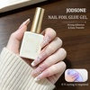 image:imageJODSONE 18 mL Nail Foil Glue Gel Clear Foil Transfer Gel for DIY Nail Art  Strong Adhesion Easy Application Helps Transfer Fine Pattern Details Pairs With Compatible Nail Foils DIY And Salon Use