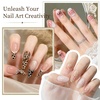 image:imageJODSONE 18 mL Nail Foil Glue Gel Clear Foil Transfer Gel for DIY Nail Art  Strong Adhesion Easy Application Helps Transfer Fine Pattern Details Pairs With Compatible Nail Foils DIY And Salon Use